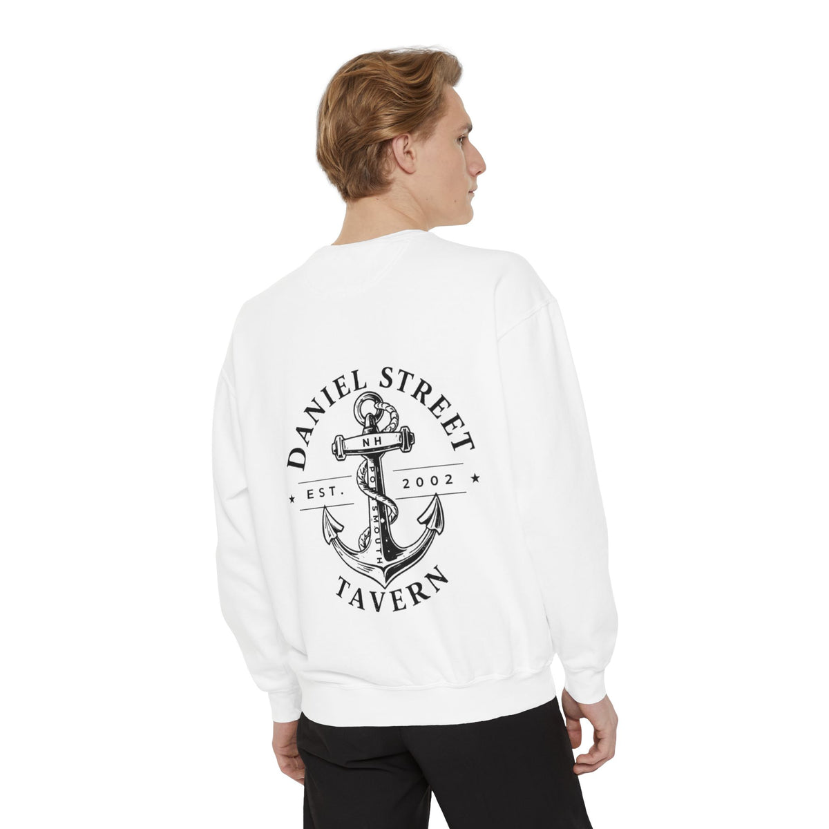 Daniel Street Tavern Sweatshirt — Vintage Ship Logo Crewneck