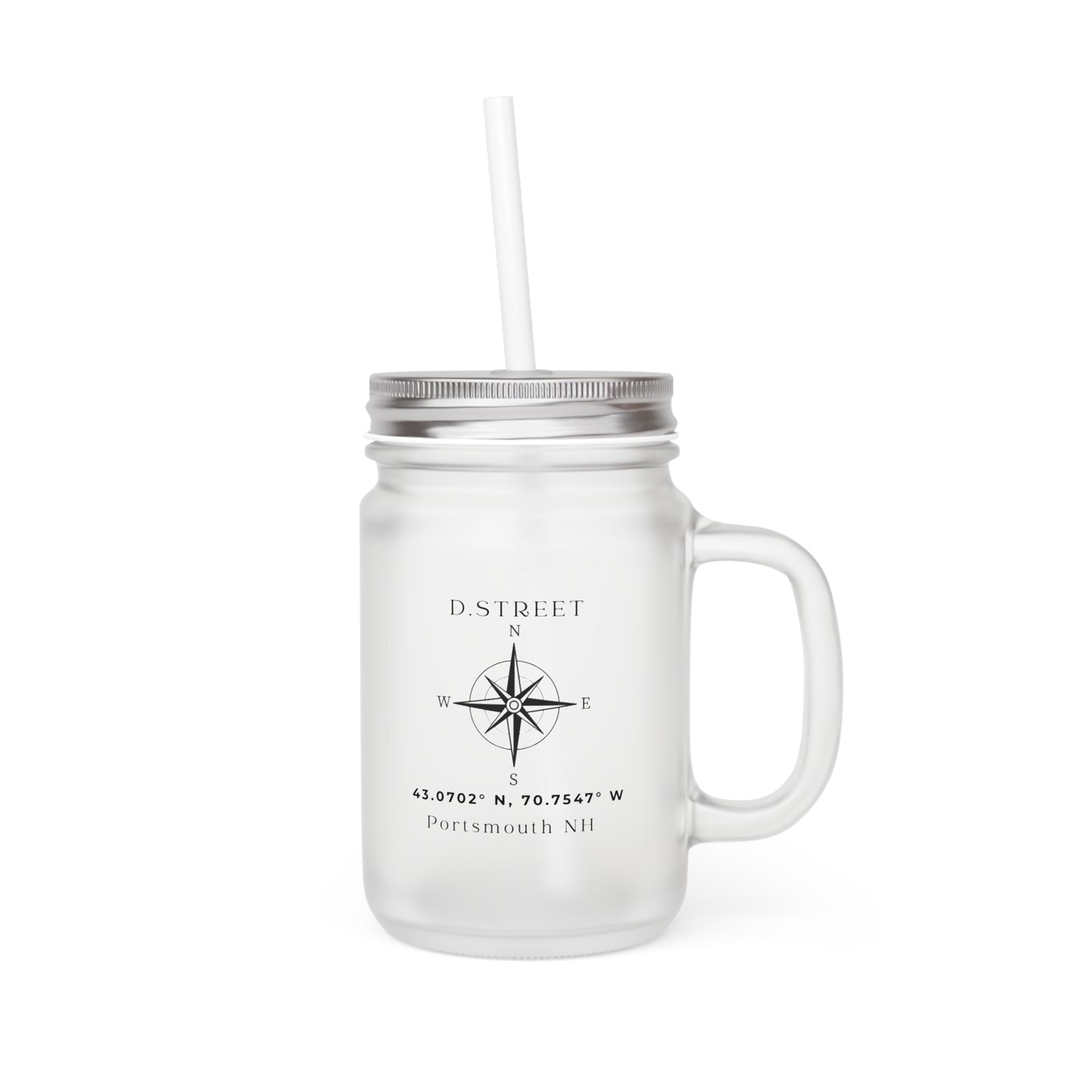Personalized Mason Jar Cup with Straw - Perfect for Home, Parties, and Gifts