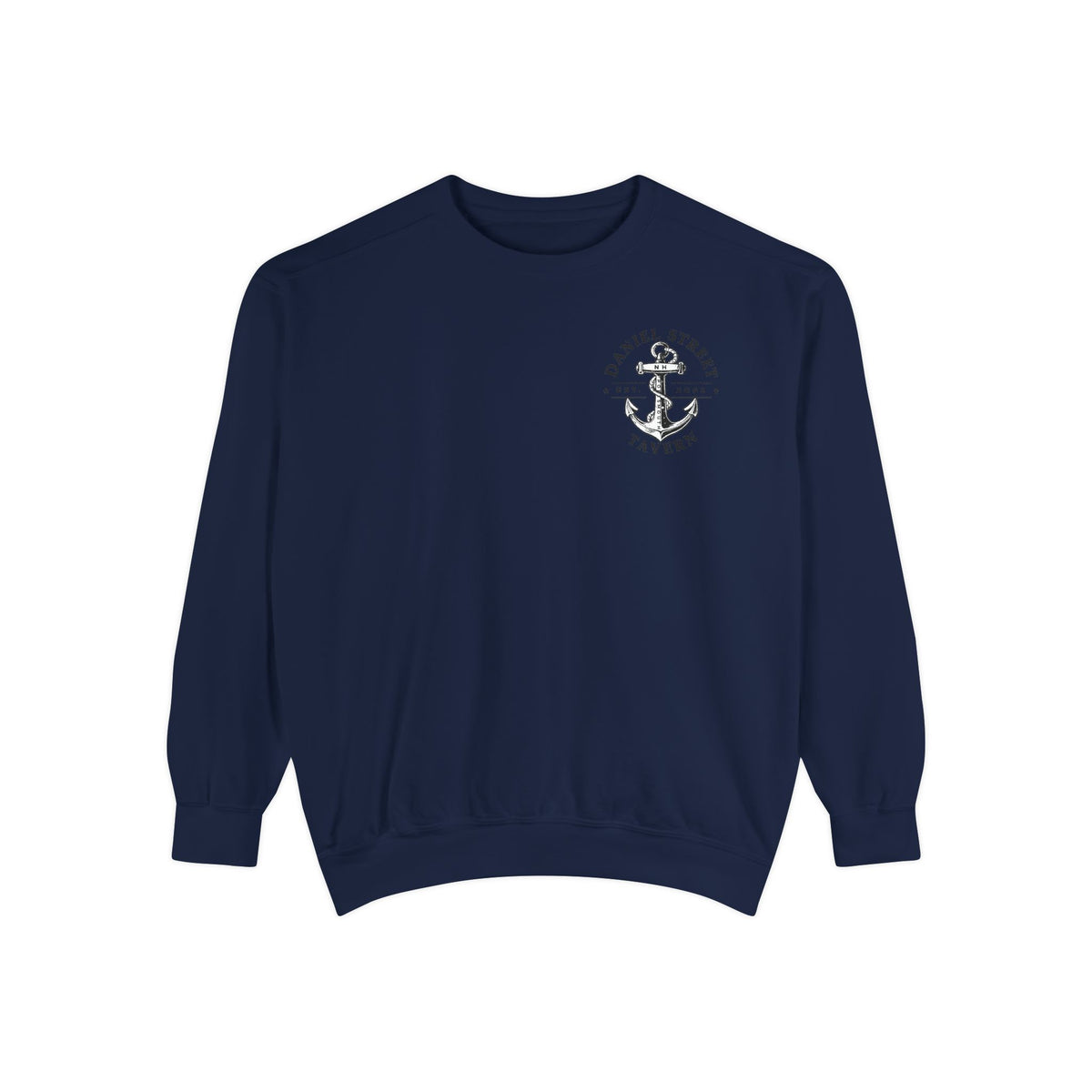 Daniel Street Tavern Sweatshirt — Vintage Ship Logo Crewneck