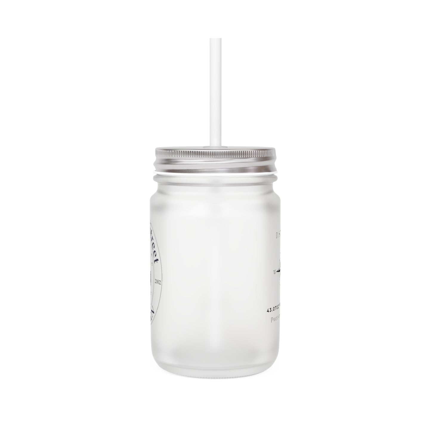 Personalized Mason Jar Cup with Straw - Perfect for Home, Parties, and Gifts