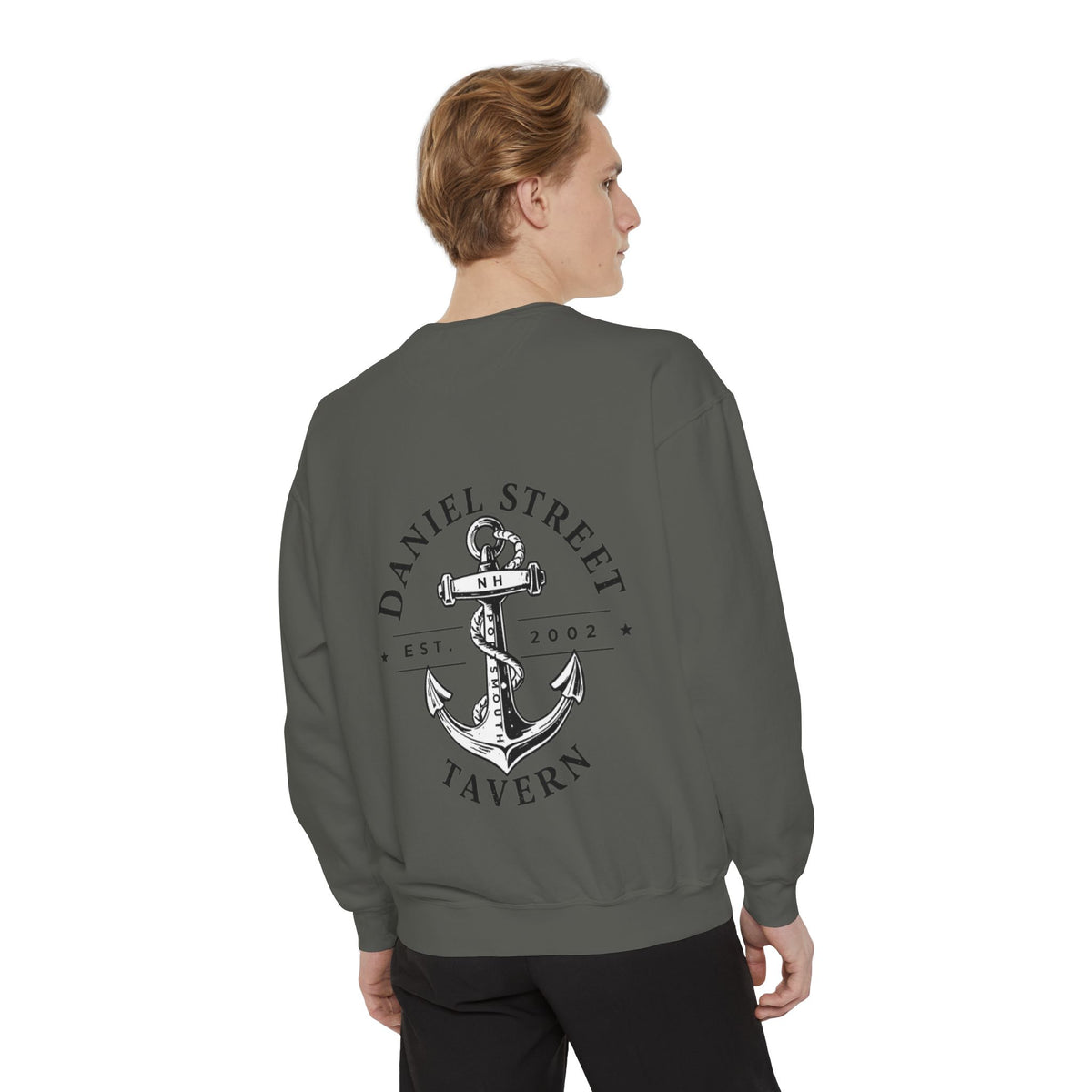 Daniel Street Tavern Sweatshirt — Vintage Ship Logo Crewneck