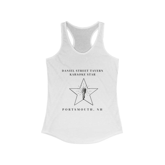 Karaoke Star Women's Racerback Tank - Perfect for Music Lovers!