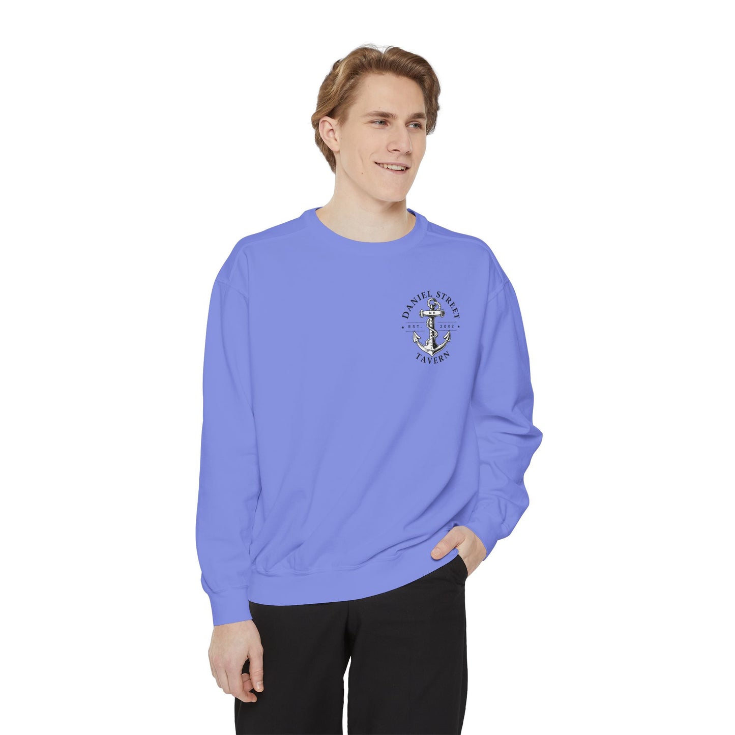 Daniel Street Tavern Sweatshirt — Vintage Ship Logo Crewneck