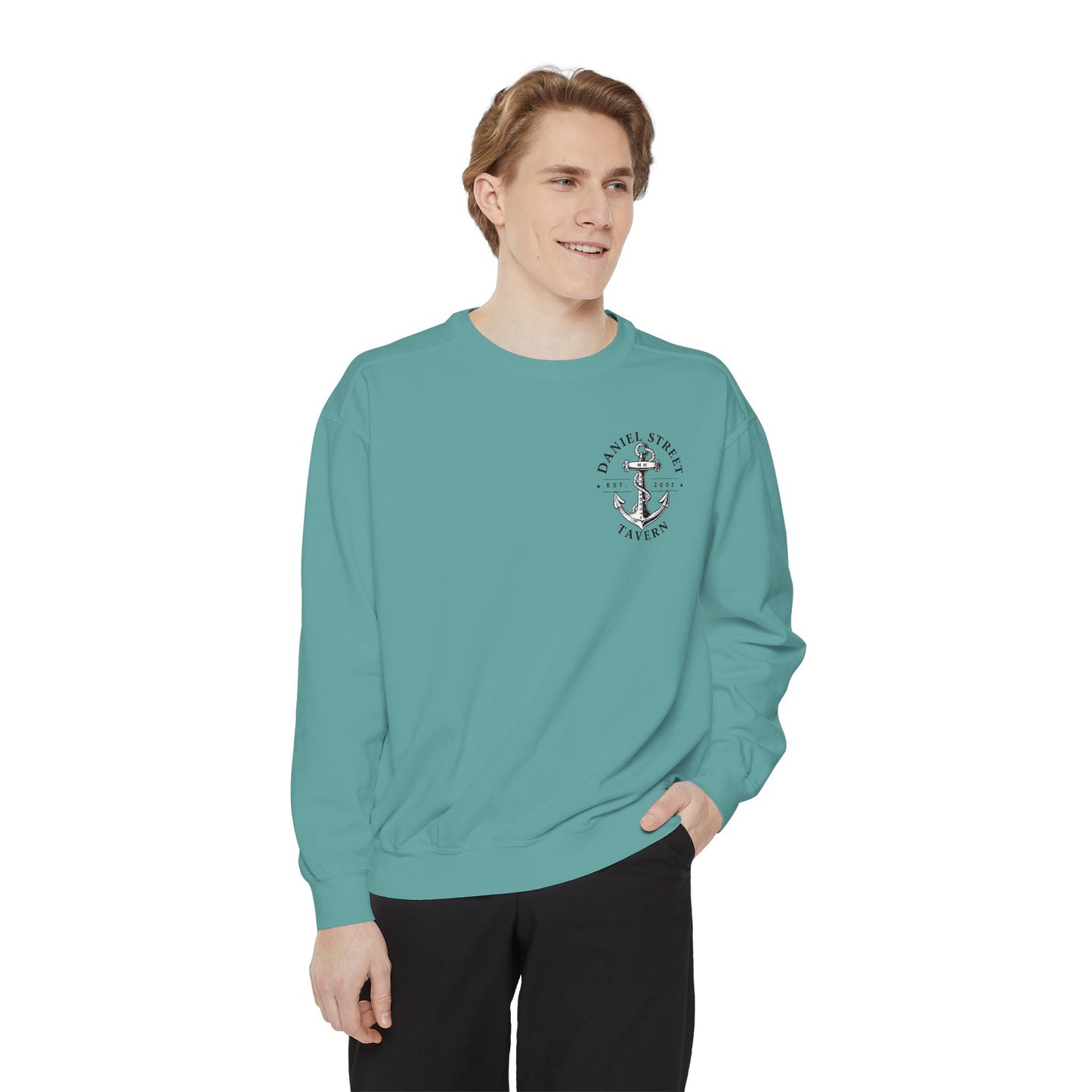 Daniel Street Tavern Sweatshirt — Vintage Ship Logo Crewneck