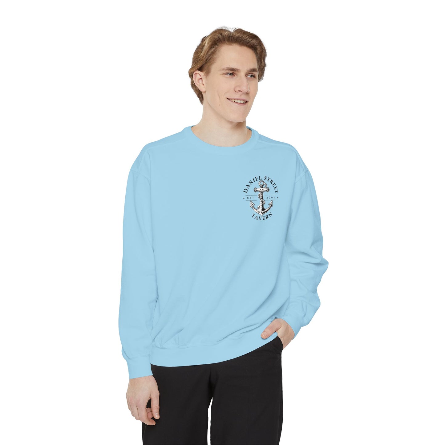 Daniel Street Tavern Sweatshirt — Vintage Ship Logo Crewneck