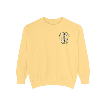 Daniel Street Tavern Sweatshirt — Vintage Ship Logo Crewneck