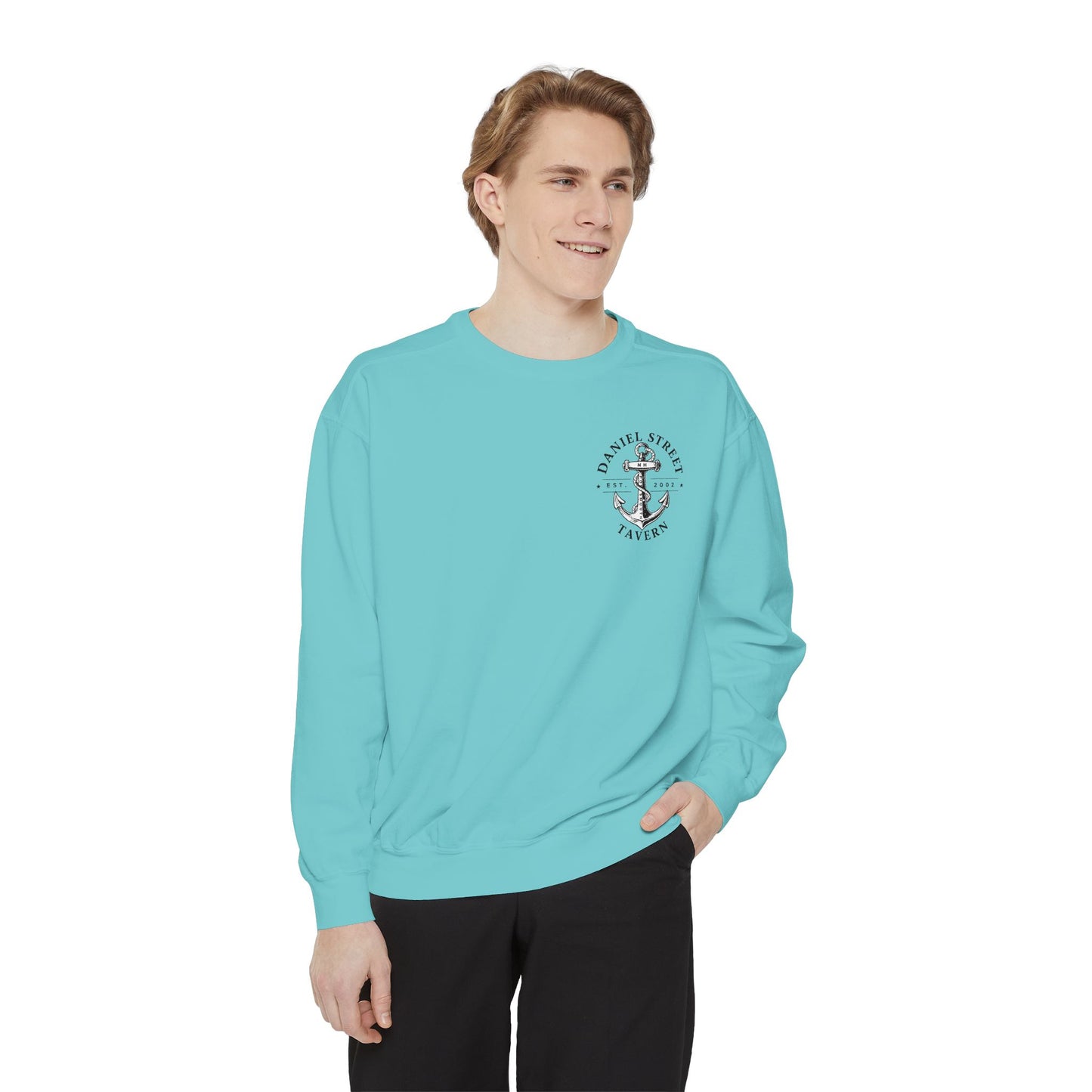 Daniel Street Tavern Sweatshirt — Vintage Ship Logo Crewneck