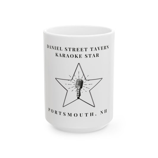 Personalized Karaoke Star Ceramic Mug – Perfect Gift for Music Lovers