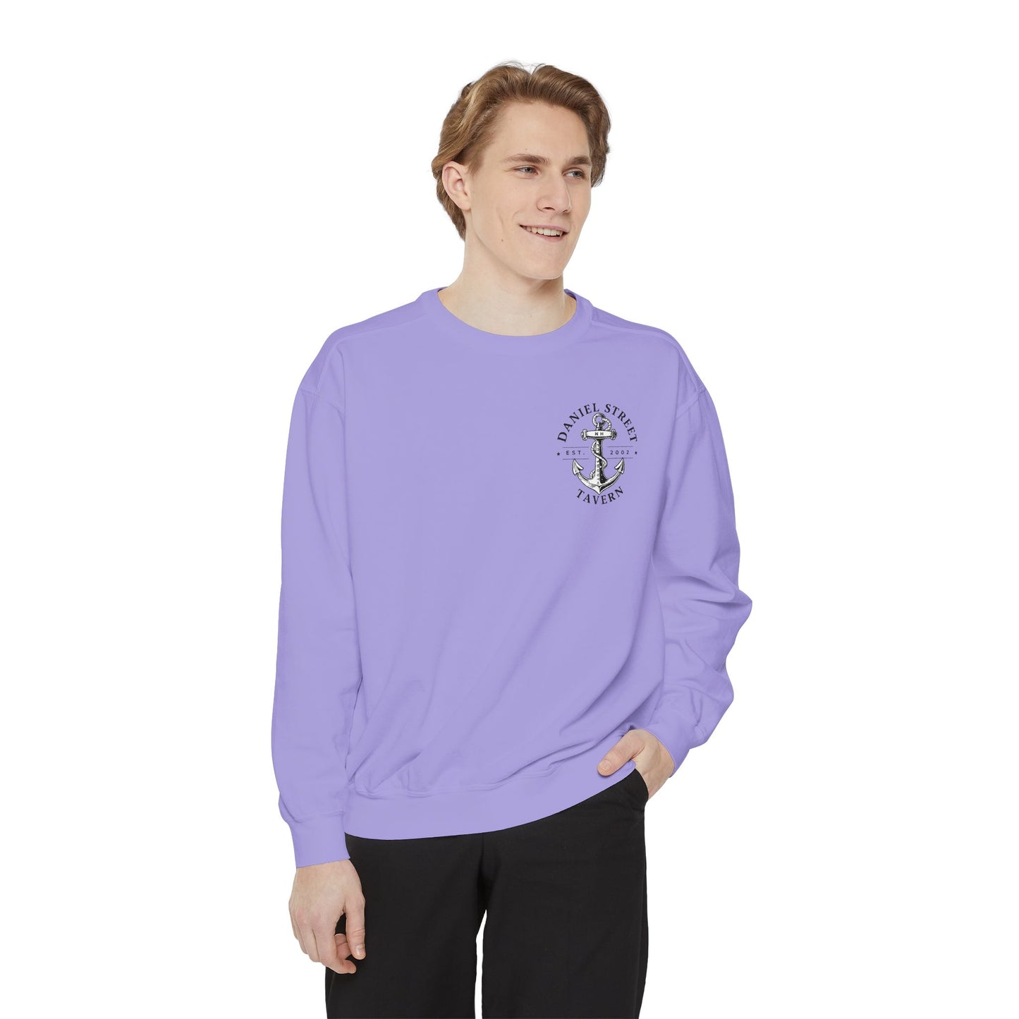 Daniel Street Tavern Sweatshirt — Vintage Ship Logo Crewneck