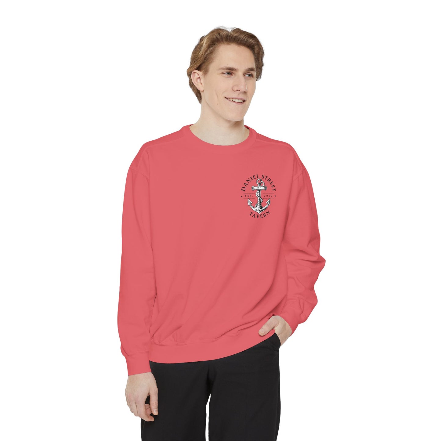 Daniel Street Tavern Sweatshirt — Vintage Ship Logo Crewneck
