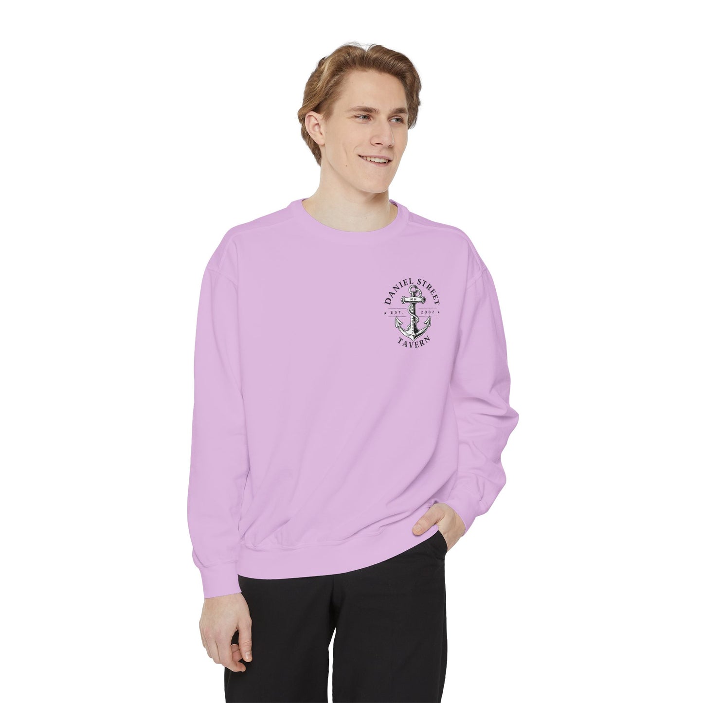 Daniel Street Tavern Sweatshirt — Vintage Ship Logo Crewneck