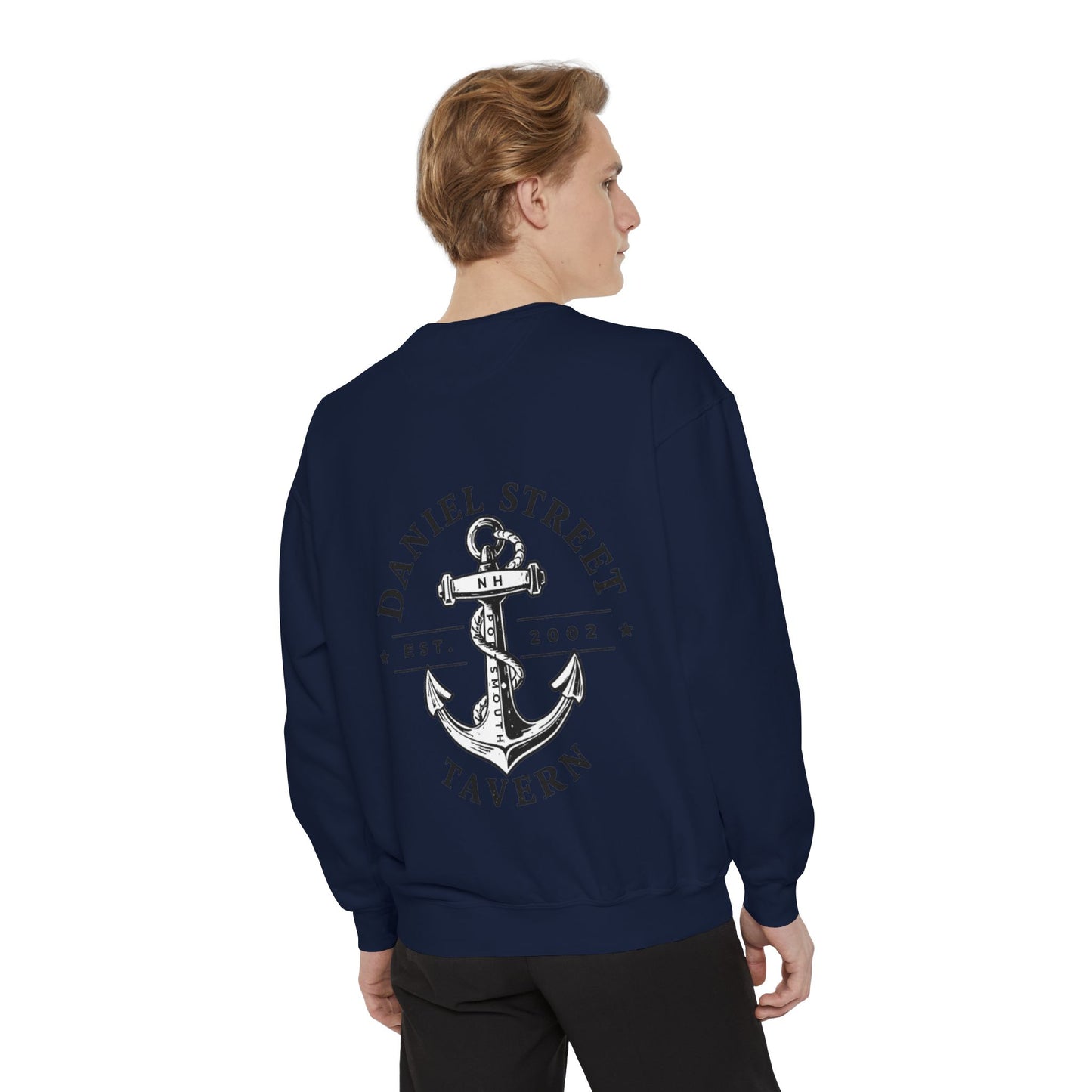 Daniel Street Tavern Sweatshirt — Vintage Ship Logo Crewneck