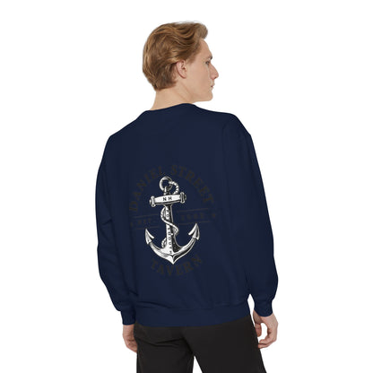 Daniel Street Tavern Sweatshirt — Vintage Ship Logo Crewneck