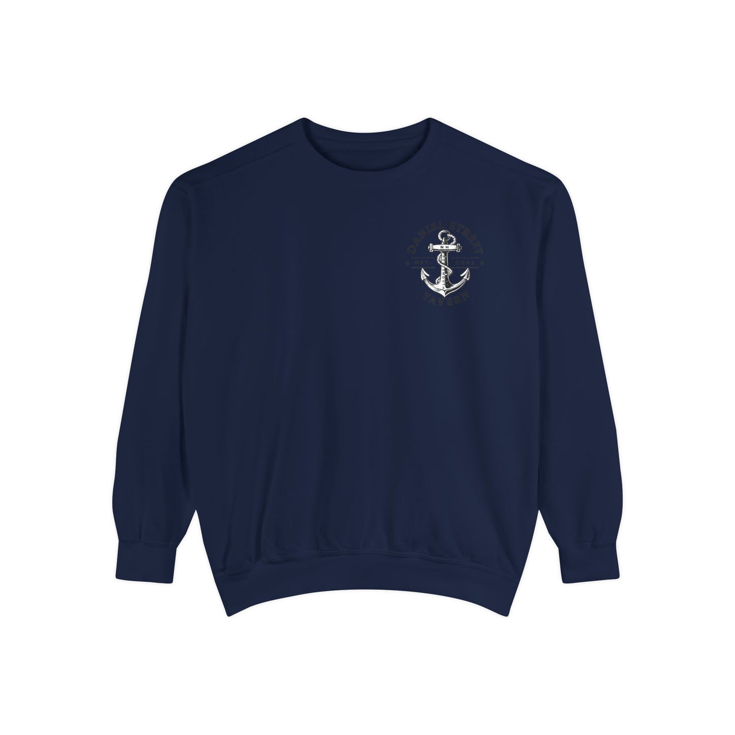 Daniel Street Tavern Sweatshirt — Vintage Ship Logo Crewneck