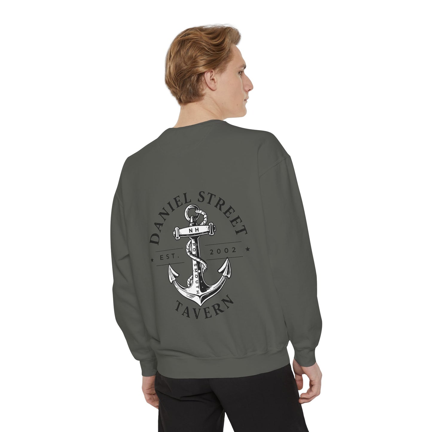 Daniel Street Tavern Sweatshirt — Vintage Ship Logo Crewneck
