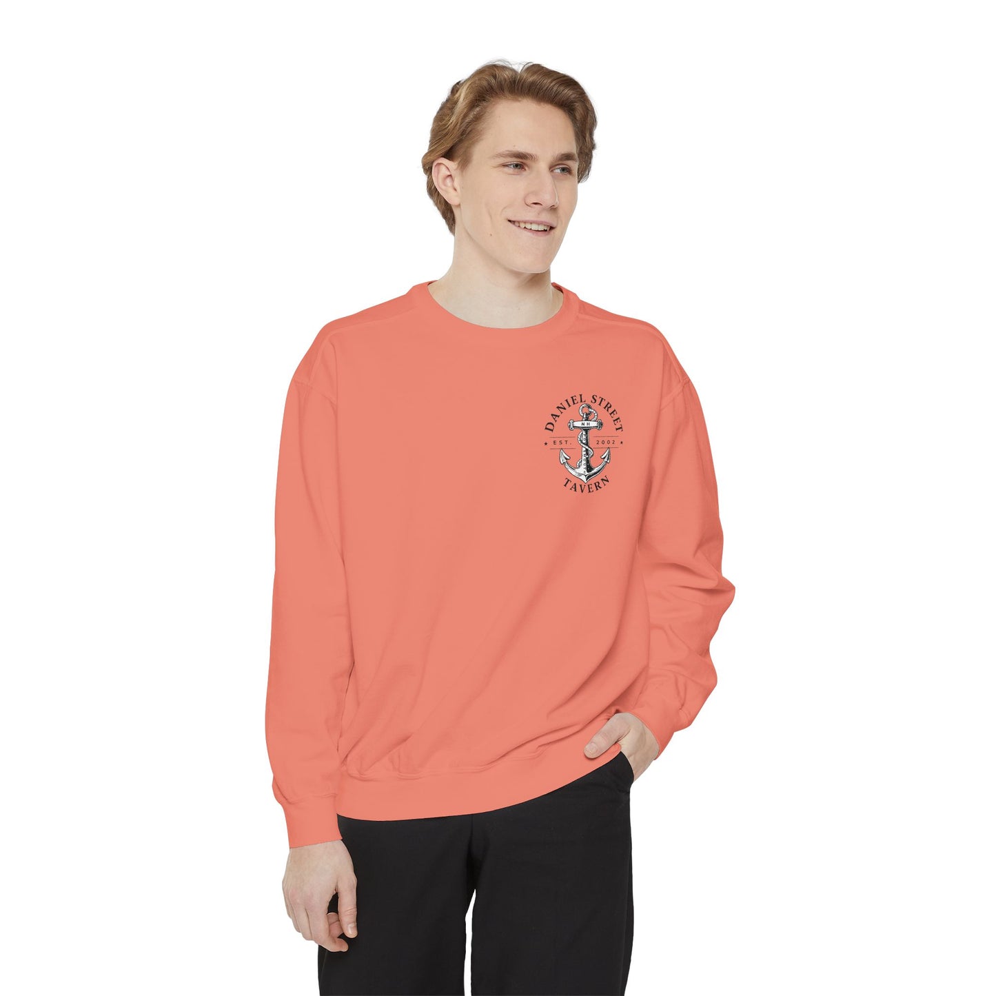 Daniel Street Tavern Sweatshirt — Vintage Ship Logo Crewneck